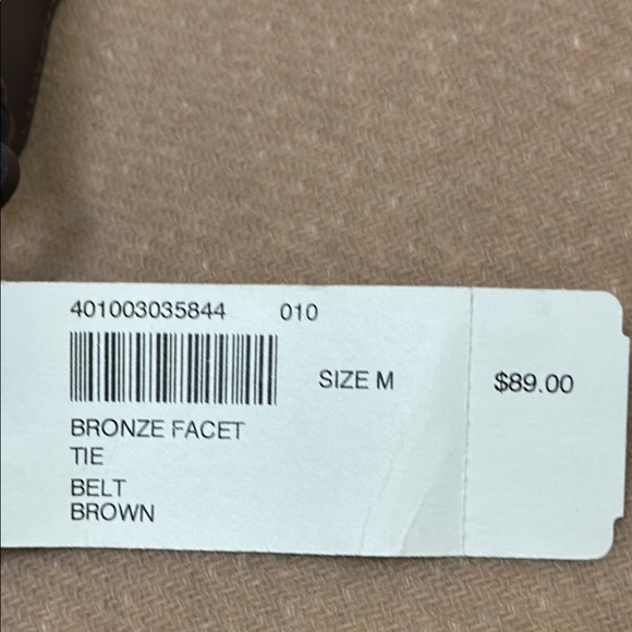 CHICO’S Retro Brown and Gold Embellished Belt, M - Picture 4 of 4